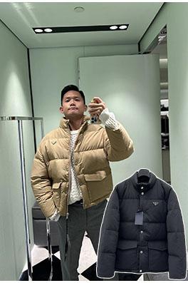 プラダ 新しいポケットダウンジャケット