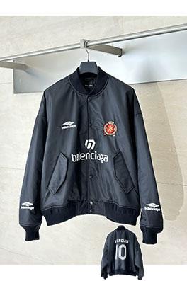 Balenciaga × Manchester United マンチェスターユナイテッド番号10フットボールスナップオン ジャケッ 