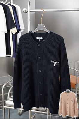プラダコピー 新しい刺繍ニットカーディガンセーター
