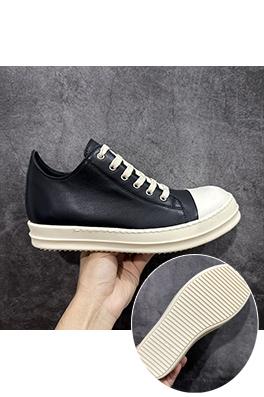 リックオウエンス Rick Owens Vintage Low-Top Sneakers ダークカラーのハイストリートけカジュアルスポーツスニーカー