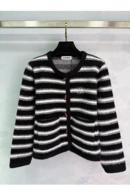 ロエベ 新しいストライプニットカーディガン