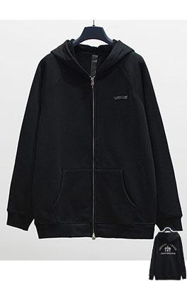 クロムハーツ 新しいクロスレター刺繍のフード付きフリーススウェットシャツ