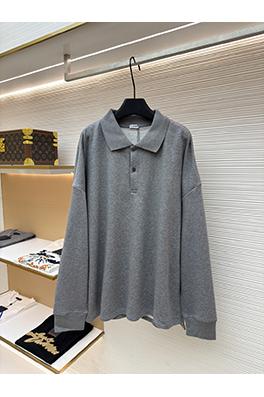 ロエベコピー シンプルなボタンダウンポロシャツ