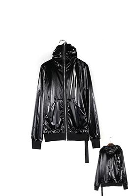 リックオウエンス スムースシャークハットフードジャケット