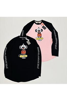 シュプリーム × NUMBER (N)INE × Disney Mickey Raglan L/S Top ミッキーマウスプリント長袖シャツ