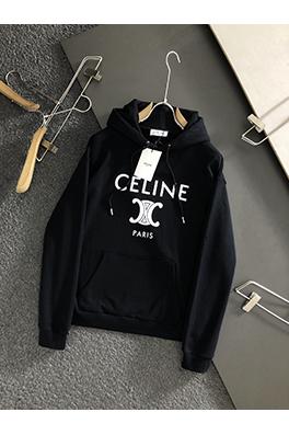 セリーヌスーパーコピー CELINE 新しいプリントフード付きスウェットシャツ