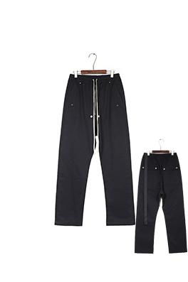 リックオウエンス ジッパー付きストレートレッグパンツ