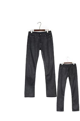 リックオウエンスコピー ベーシックなコーティングウォッシュジーンズ