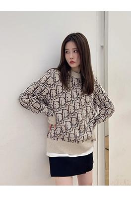 ディオールコピー モノグラムクルーネックセーター