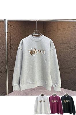 ロエベ 文字ロゴステッカーシリコンクルーネックスウェットシャツ