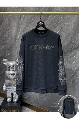 クロムハーツ アメリカンタイダイウォッシュ刺繍スウェットシャツ