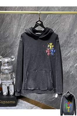 クロムハーツ 手描きのグラフィティのカラフルなクロスの洗えるパーカー