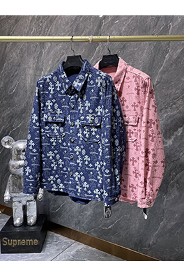 クロムハーツ クロスプリントデニムシャツジャケット