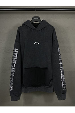 バレンシアガ BALENCIAGA 新作マスキングテーププリントフード付きスパーカー