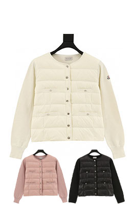 モンクレール 新作マルチボタンニットダウンジャケット