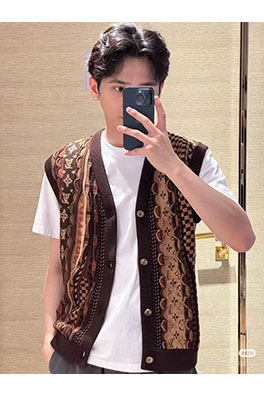 ルイヴィトン Nigo ジャカードニットカーディガンベスト