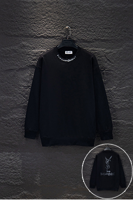 サンローランコピー 新作グラフィティプリントクルーネックスウェットシャツ