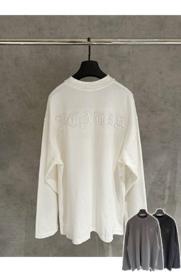 クロムハーツ 厚の長袖刺繍スウェットシャツ