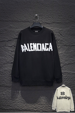 バレンシアガコピー Balenciaga テープオンクルーネックスウェットシャツ