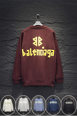 バレンシアガコピー Balenciaga テープオンクルーネックスウェットシャツ