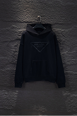 プラダ 新しいヘビーデューティー刺繍スウェットシャツ