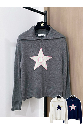 ディオール 新しいロゴ入り長袖トップス