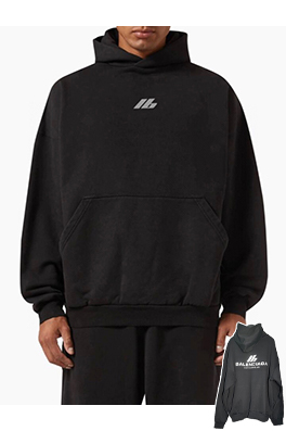 バレンシアガ Balenciaga IBスローガン反射プリントパーカー