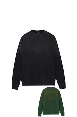 クロムハーツ クロスホースシュー ブラックダイヤモンド ヘビーインダストリー パーカー