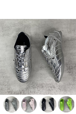 バレンシアガ Balenciaga パンクスタイルのレースアップフラットシューズ