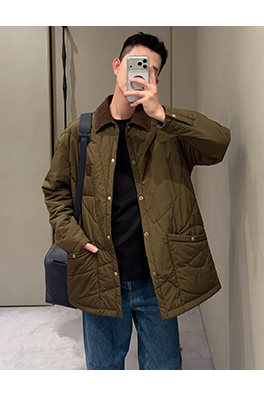 ロエベスーパーコピー レターキルティングコットンジャケット