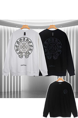 クロムハーツコピー 新しいパール反射プリントのテリースウェットシャツ