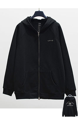 クロムハーツ 新しいクロスレター刺繍のフード付きフリーススウェットシャツ