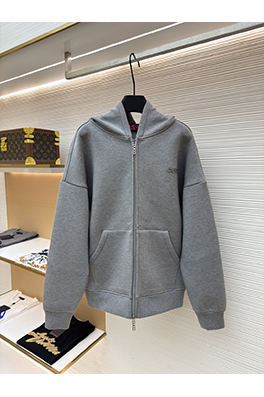 グッチ アップリケ バーンアウト 刺繍 ジップアップ パーカー