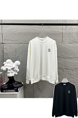 ディオール クラシックビーCDシンプル刺繍クルーネックスウェットシャツ