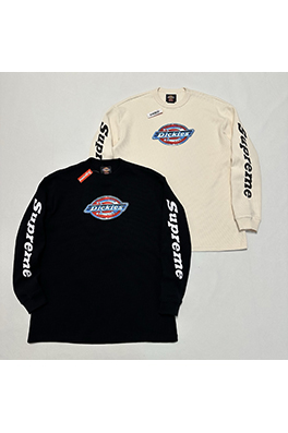 シュプリーム X DICKIESスーパーコピー ワッフルニットの長袖サーマルシャツ