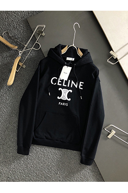 セリーヌスーパーコピー CELINE 新しいプリントフード付きスウェットシャツ