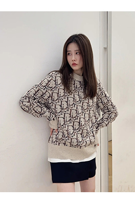 ディオールコピー モノグラムクルーネックセーター