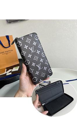 ルイヴィトン Monogram Shadow ファスナー付き縦型財布 M11710