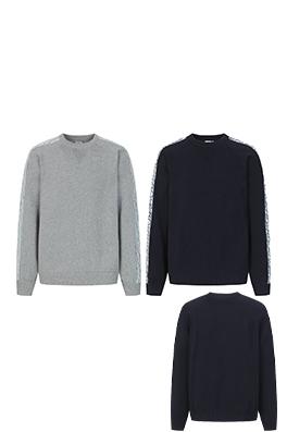 ディオール リボンスリーブのジャカードクルーネックセーター