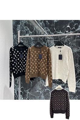 ルイヴィトン 新しい3Dエンボスモノグラムロゴ刺繍カシミアセーター