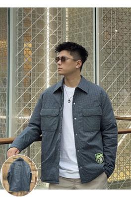 ディオール チェック柄コットンコート