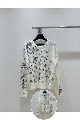 ディオール 蝶刺繍モヘアセーター