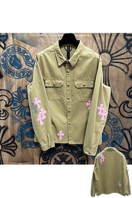 クロムハーツ 新モデルツイルパッチワークデニムジャケット