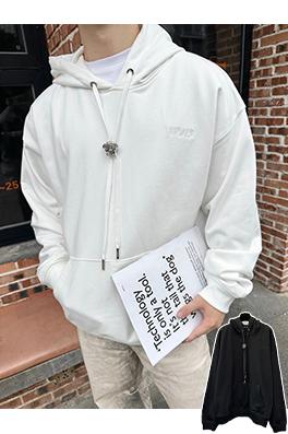 ヴェルサーチ VERSACE 刺繍りのフード付きスウェットシャツ