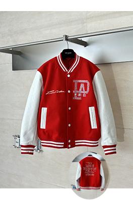 ルイヴィトン パール、ラインストーン、レターパッチワークレザーベースボールジャケット