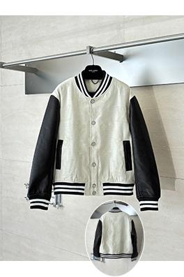 ルイヴィトン パールボタンモノグラムパッチワークベースボールジャケット