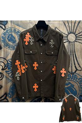 クロムハーツコピー 新モデルクラシックパッチワークデニムジャケット