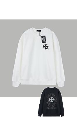 クロムハーツ 新モデルラインストーンアップリケクルーネックスウェットシャツ