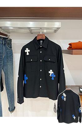クロムハーツ 新モデルクラシックパッチワークデニムワークジャケット
