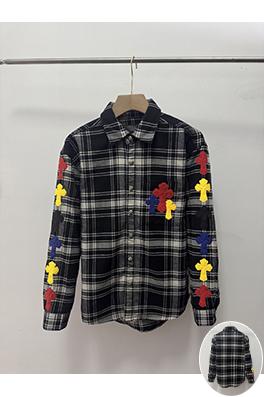 クロムハーツスーパーコピー チェック柄の長袖シャツ